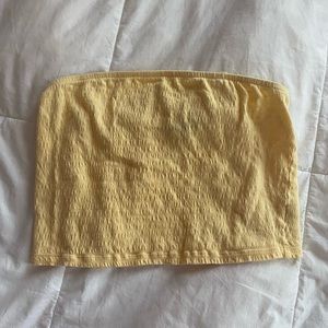 yellow tube top